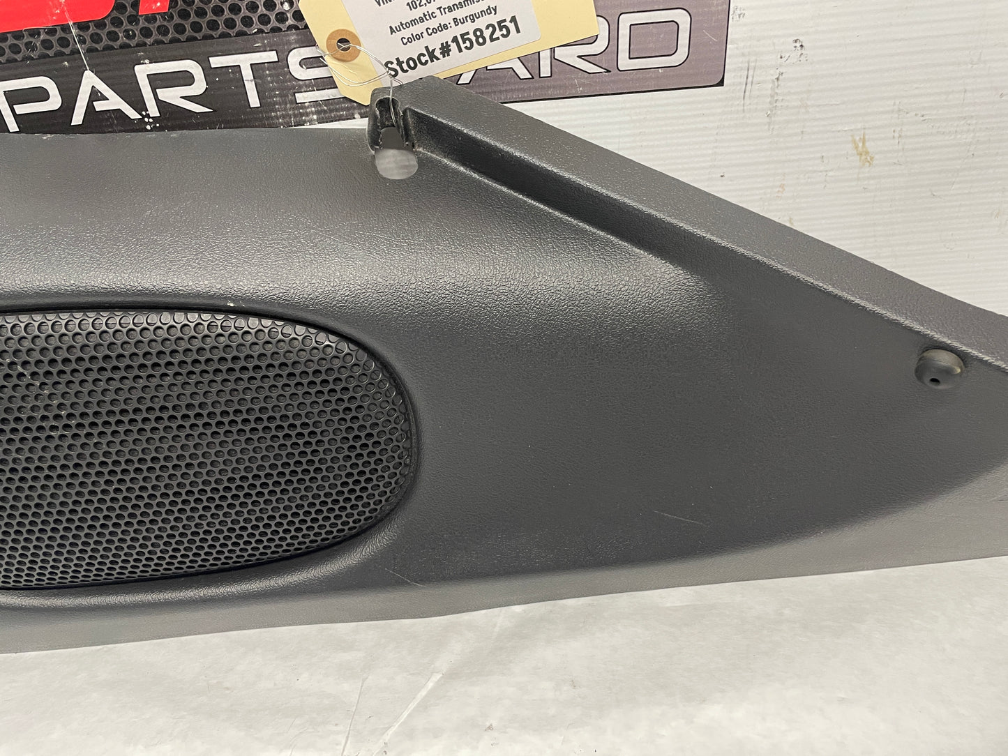 2002 Chevy Camaro Z28 LH Driver Rear Hatch Cargo Trunk Side Panel Trim OEM - Day's Parts Yard