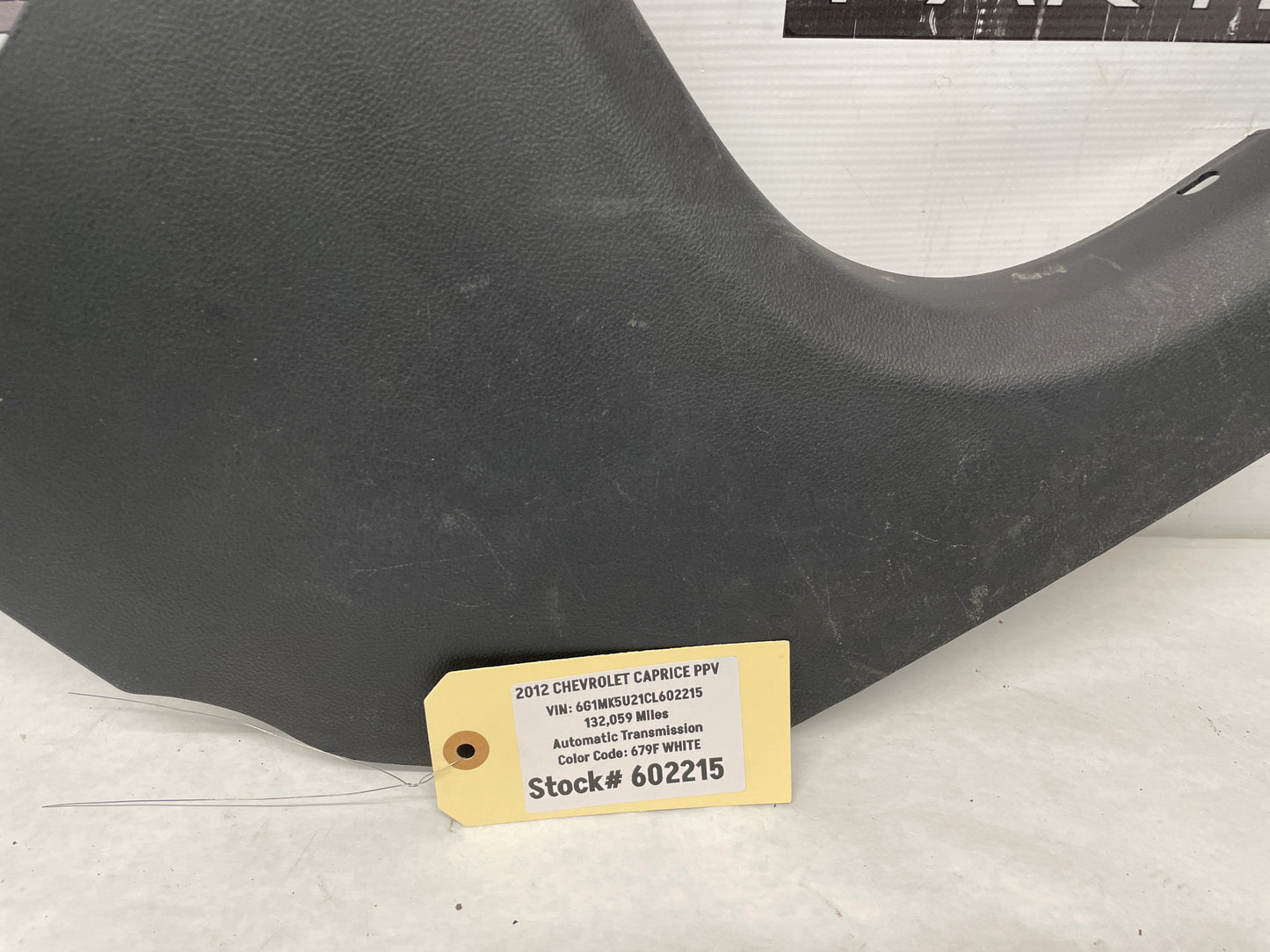 2012 Chevy Caprice PPV RH Passenger Interior Kick Panel Trim OEM