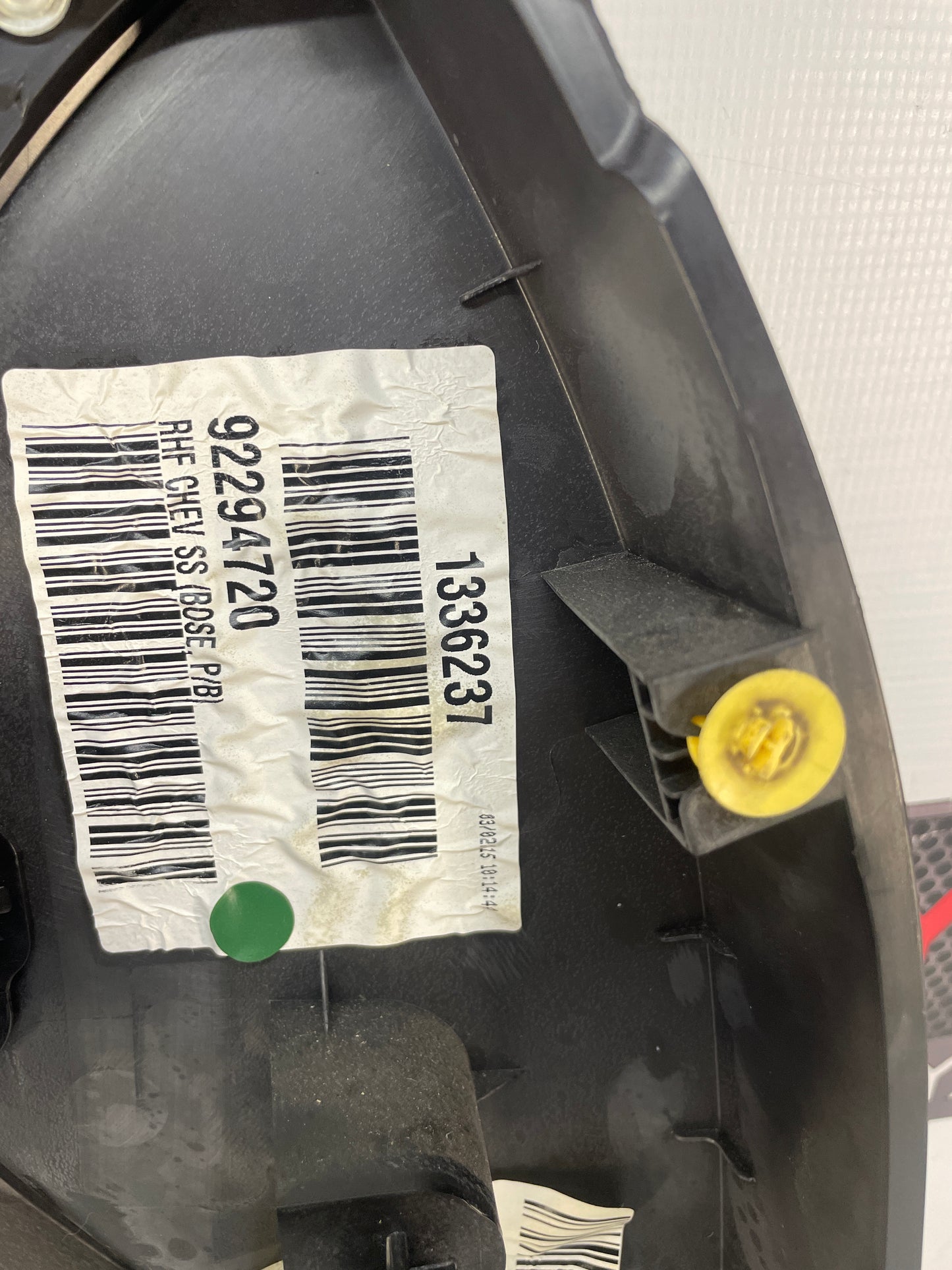 2015 Chevy SS Sedan RH Passenger Front Interior Door Panel Trim OEM