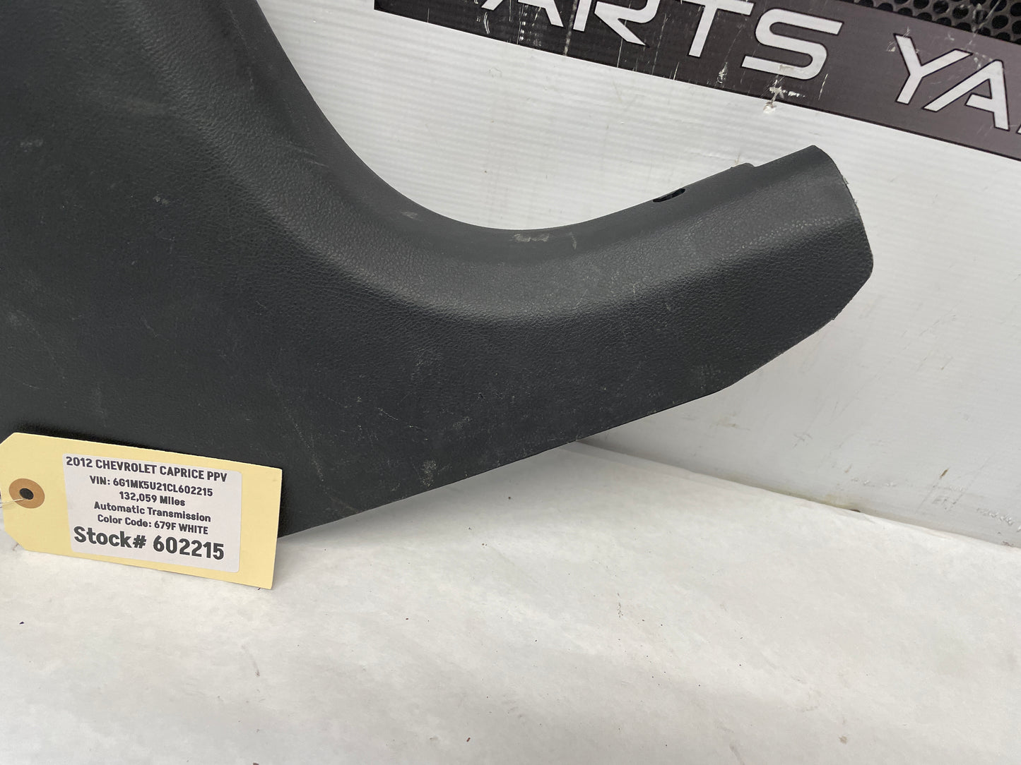 2012 Chevy Caprice PPV RH Passenger Interior Kick Panel Trim OEM