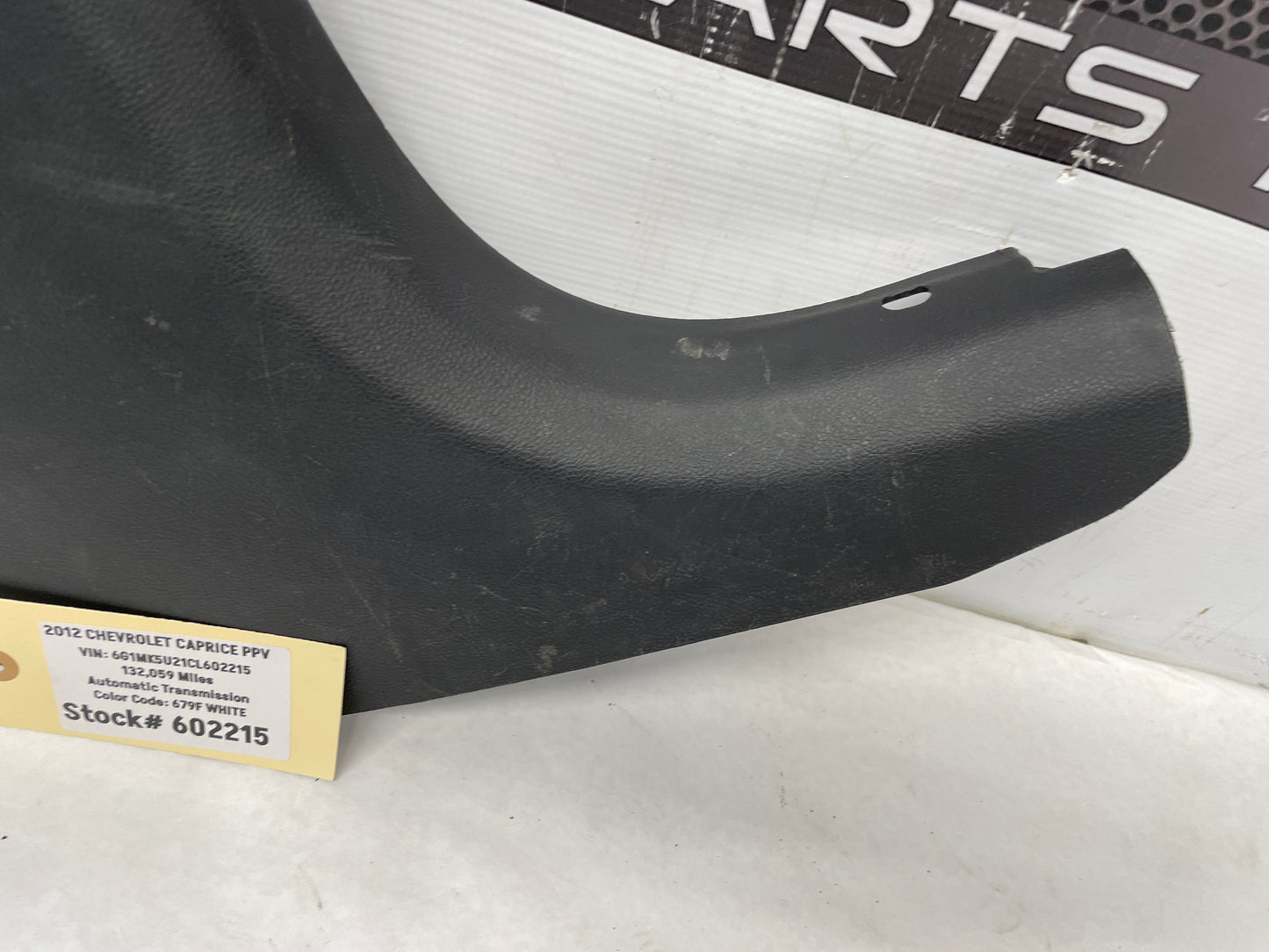 2012 Chevy Caprice PPV RH Passenger Interior Kick Panel Trim OEM