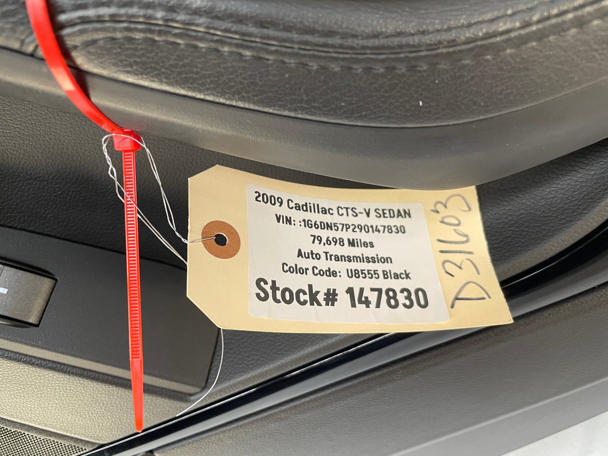 2009 Cadillac CTS-V Sedan RH Passenger Rear Interior Door Panel Trim OEM - Day's Parts Yard