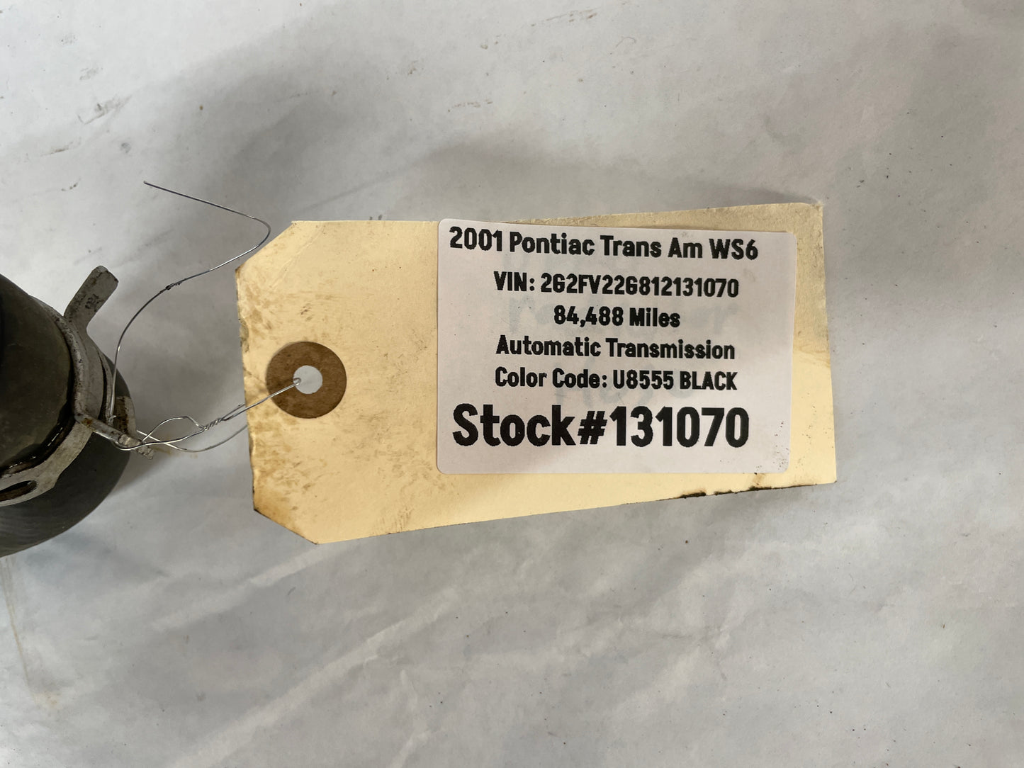 2001 Pontiac Trans AM WS6 Upper and Lower Radiator Coolant Hoses PS Cooler OEM - Day's Parts Yard