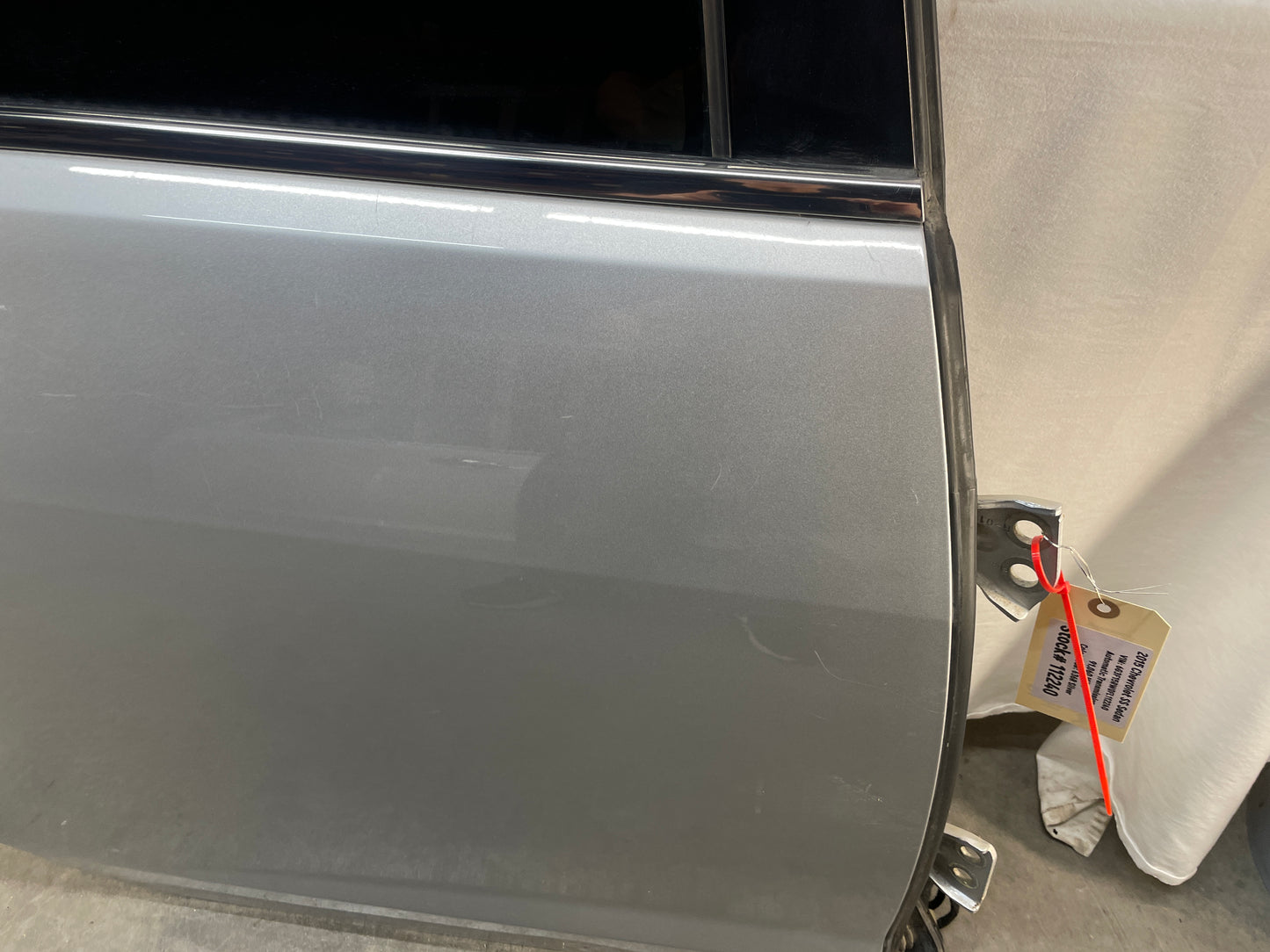 2015 Chevy SS Sedan RH Passenger Exterior Rear Door Silver OEM