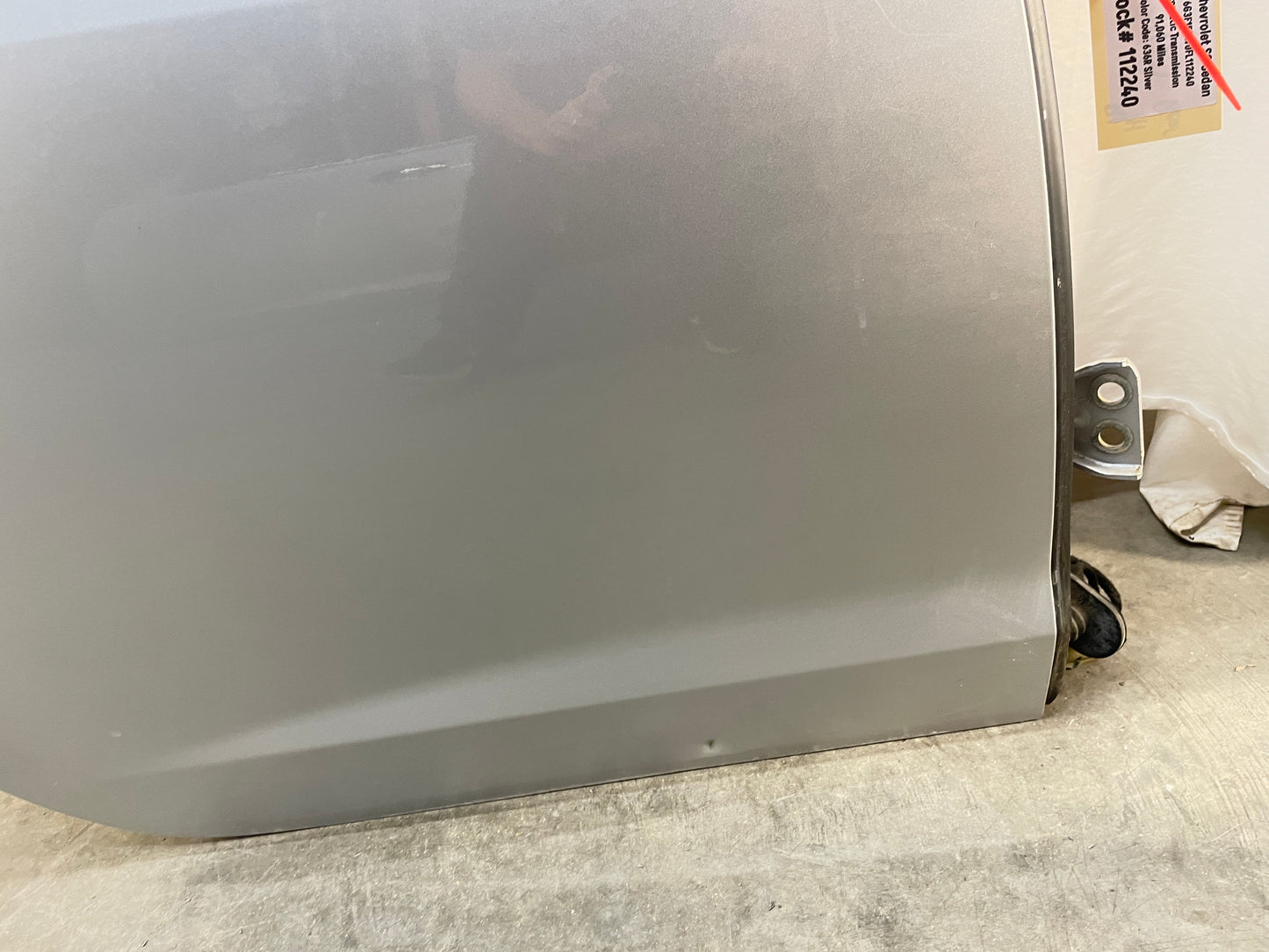 2015 Chevy SS Sedan RH Passenger Exterior Rear Door Silver OEM