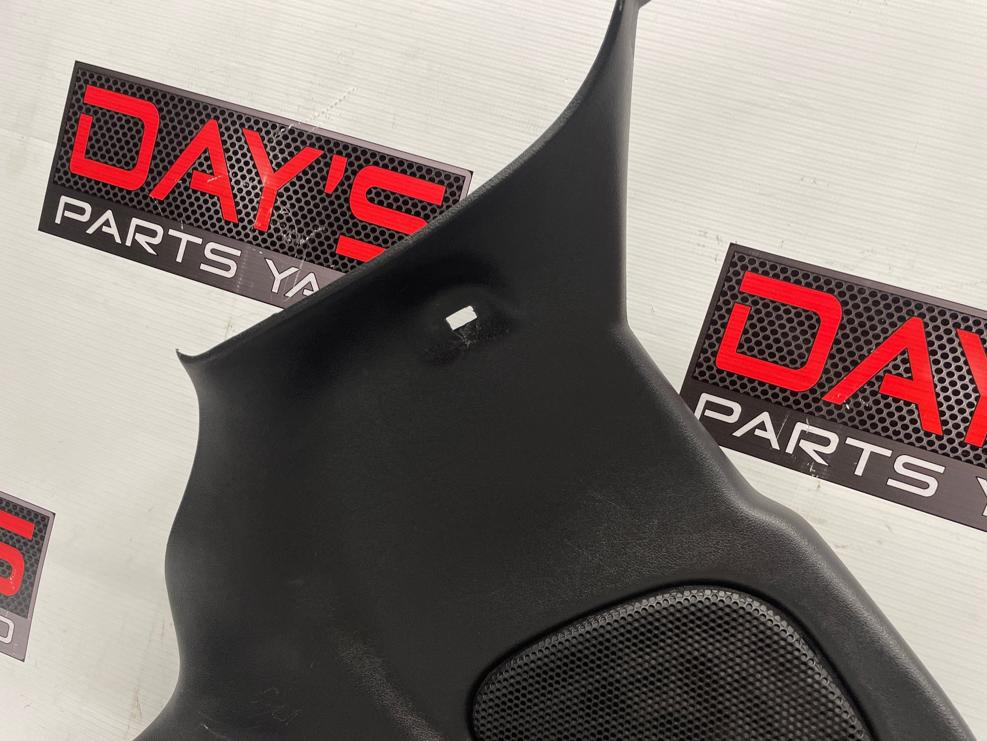 2002 Chevy Camaro Z28 LH Driver Rear Interior Quarter Trim Panel Ebony Black OEM - Day's Parts Yard
