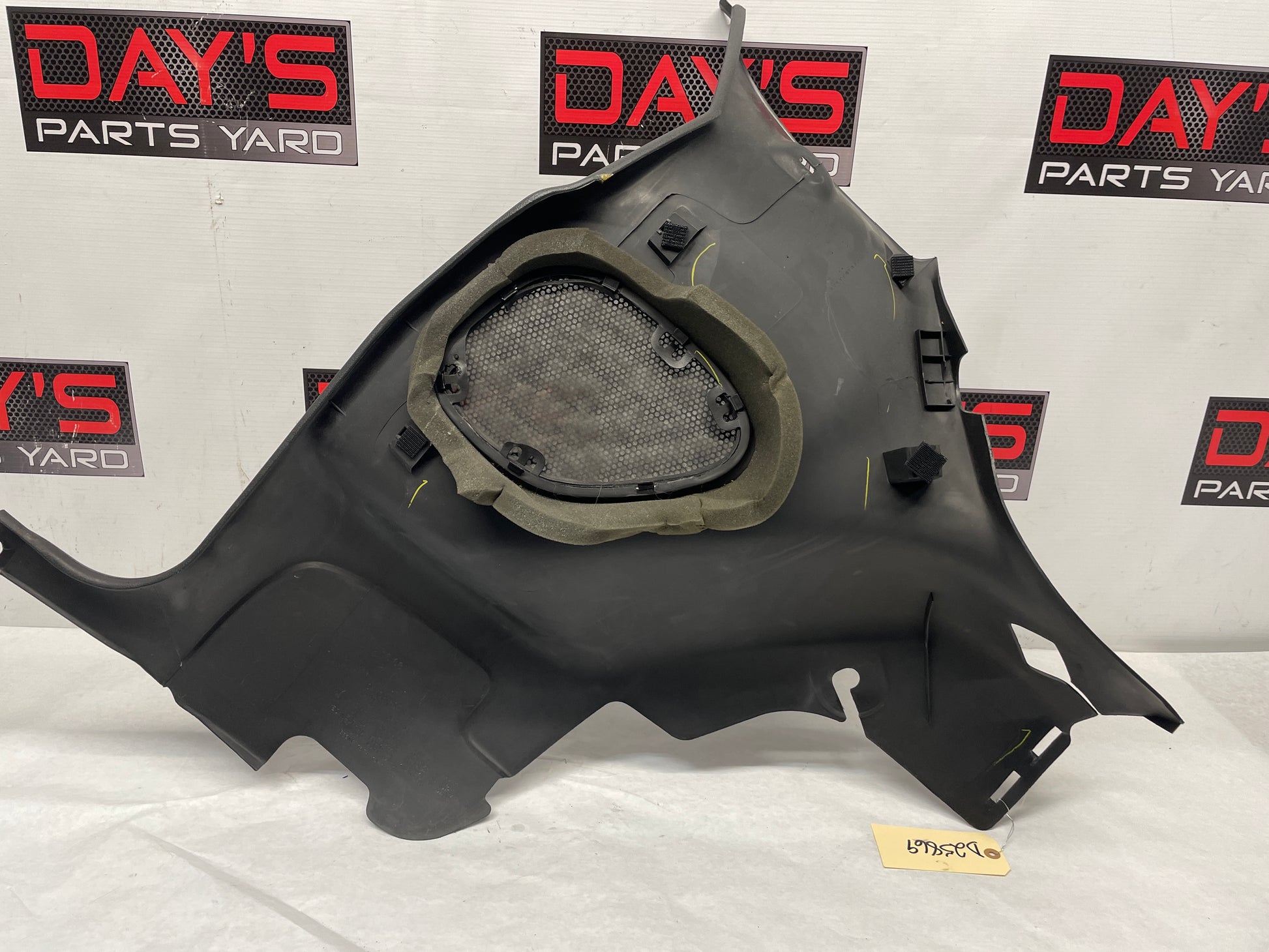 2002 Chevy Camaro Z28 LH Driver Rear Interior Quarter Trim Panel Ebony Black OEM - Day's Parts Yard