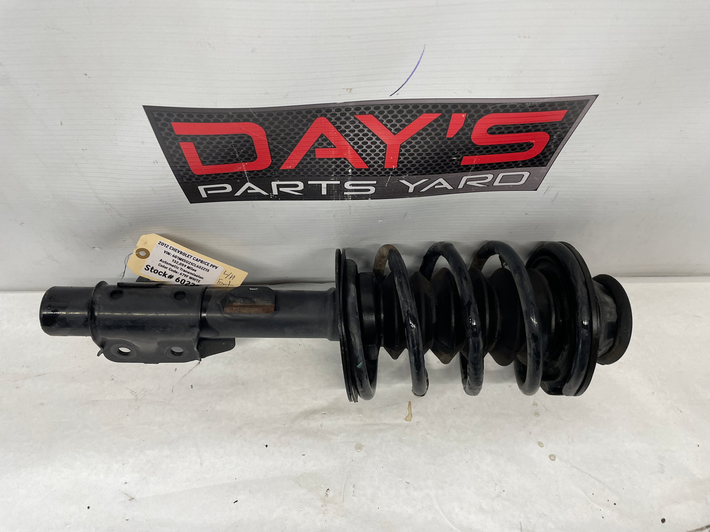 2012 Chevy Caprice PPV LH Driver Front Strut Assembly OEM