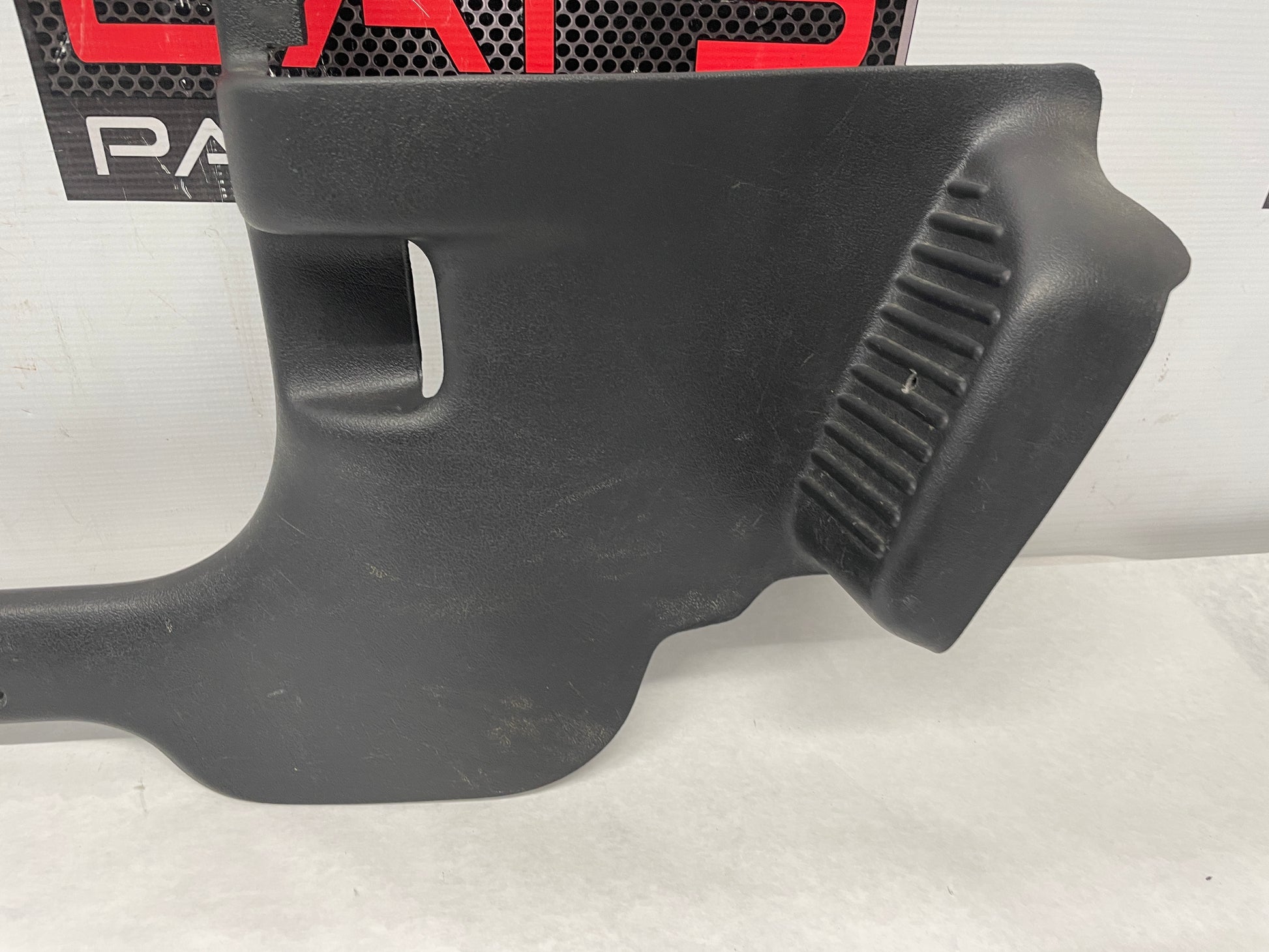 2002 Chevy Camaro Z28 LH Driver Interior Kick Panel Sill Trim Black Ebony OEM - Day's Parts Yard