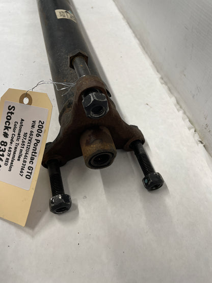 2006 Pontiac GTO Drive Propeller Shaft Driveshaft OEM - Day's Parts Yard