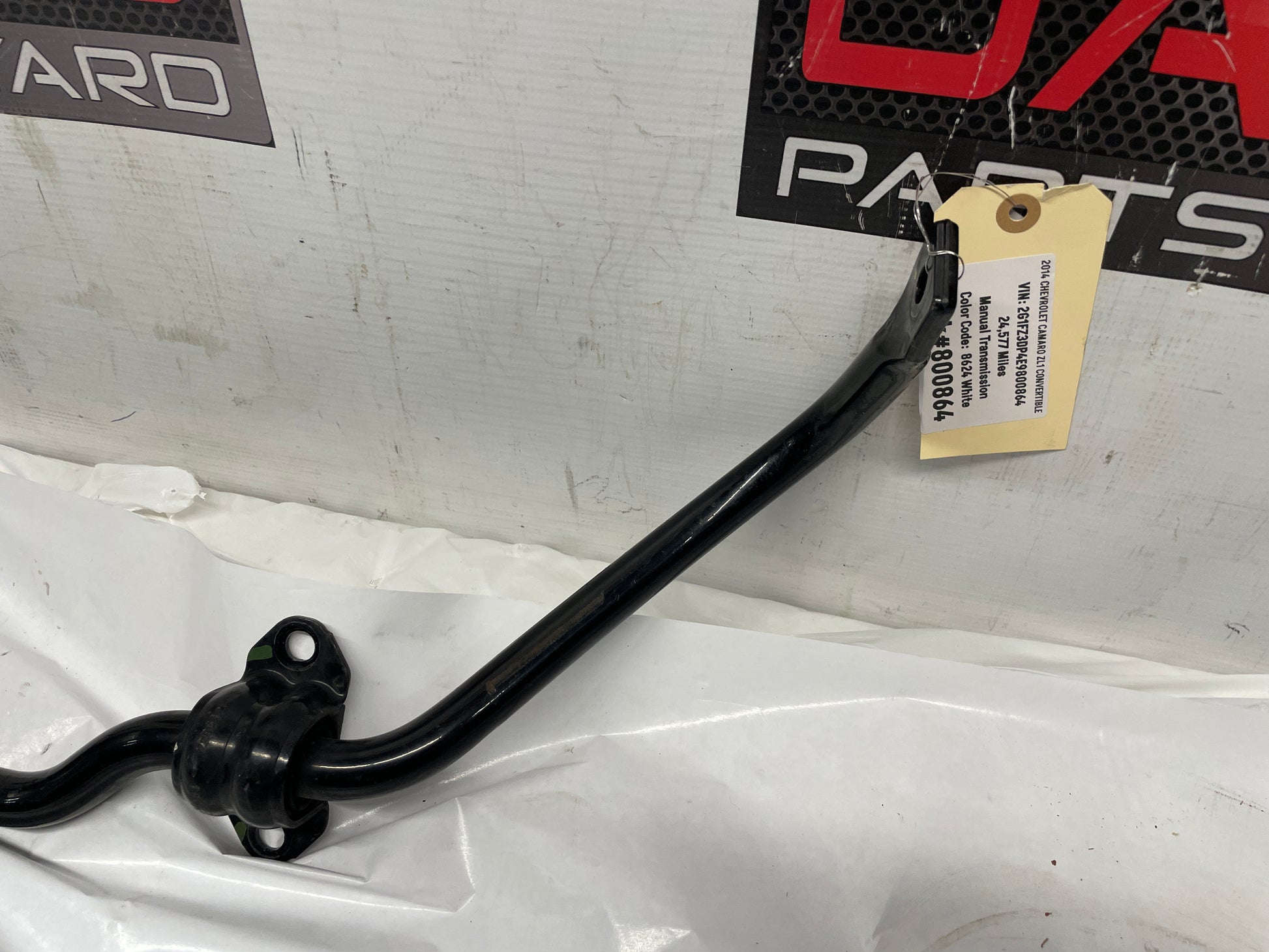 2014 Chevy Camaro ZL1 Convertible Front Suspension Stabilizer Sway Bar OEM - Day's Parts Yard