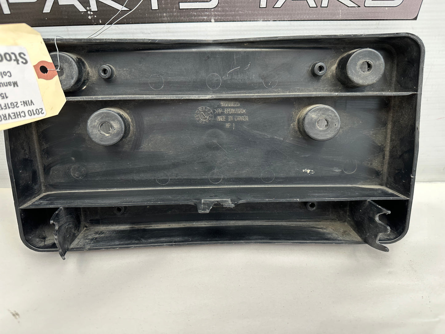 2010 Chevy Camaro SS License Plate Bracket OEM