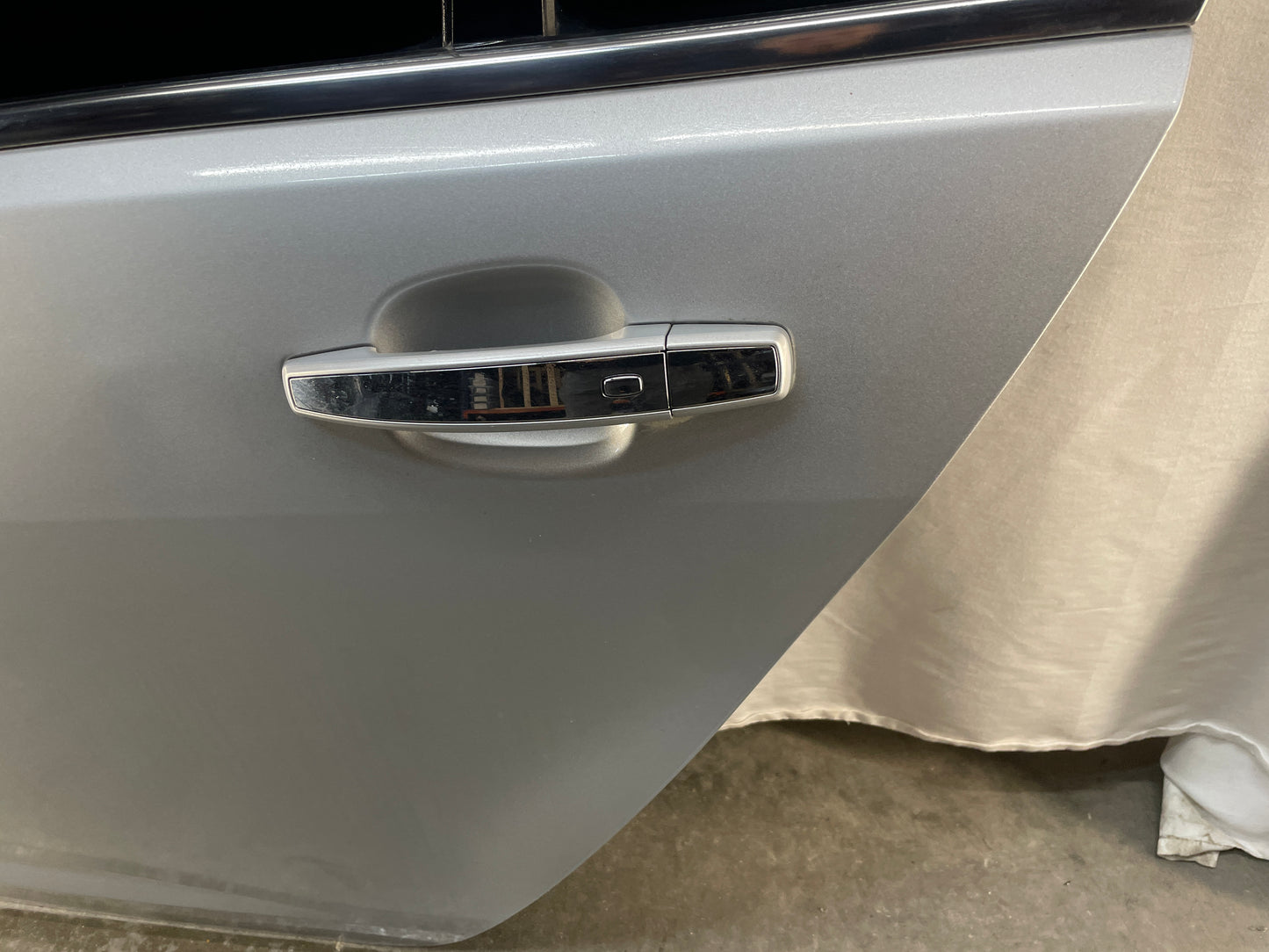 2015 Chevy SS Sedan LH Driver Exterior Rear Door Silver OEM