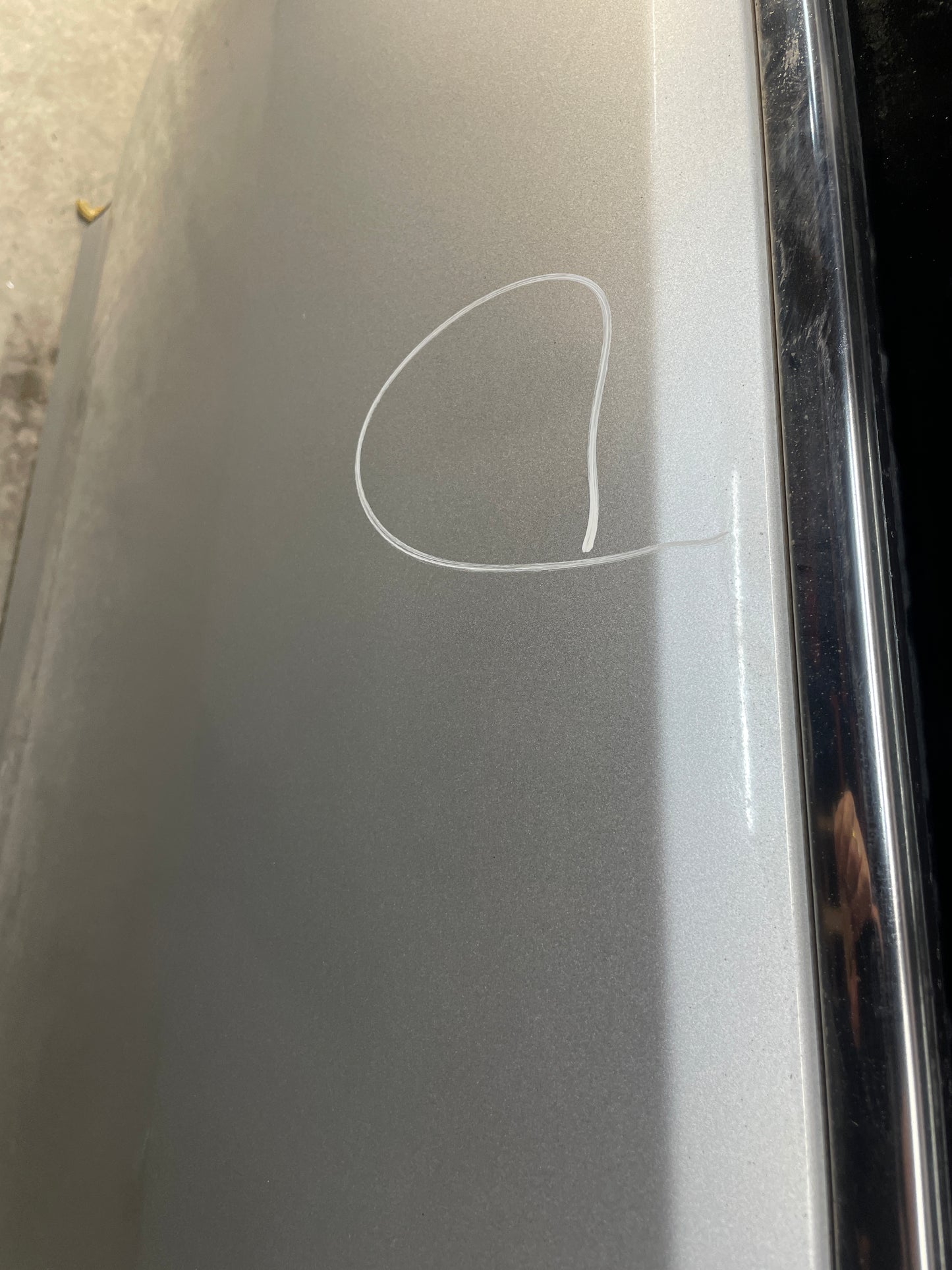 2015 Chevy SS Sedan LH Driver Exterior Rear Door Silver OEM