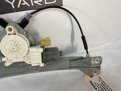 2009 Cadillac CTS-V Sedan LH Driver Rear Window Regulator w/ Motor OEM - Day's Parts Yard