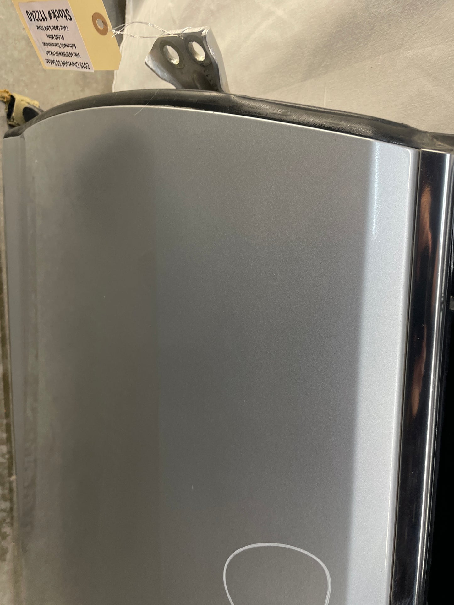 2015 Chevy SS Sedan LH Driver Exterior Rear Door Silver OEM