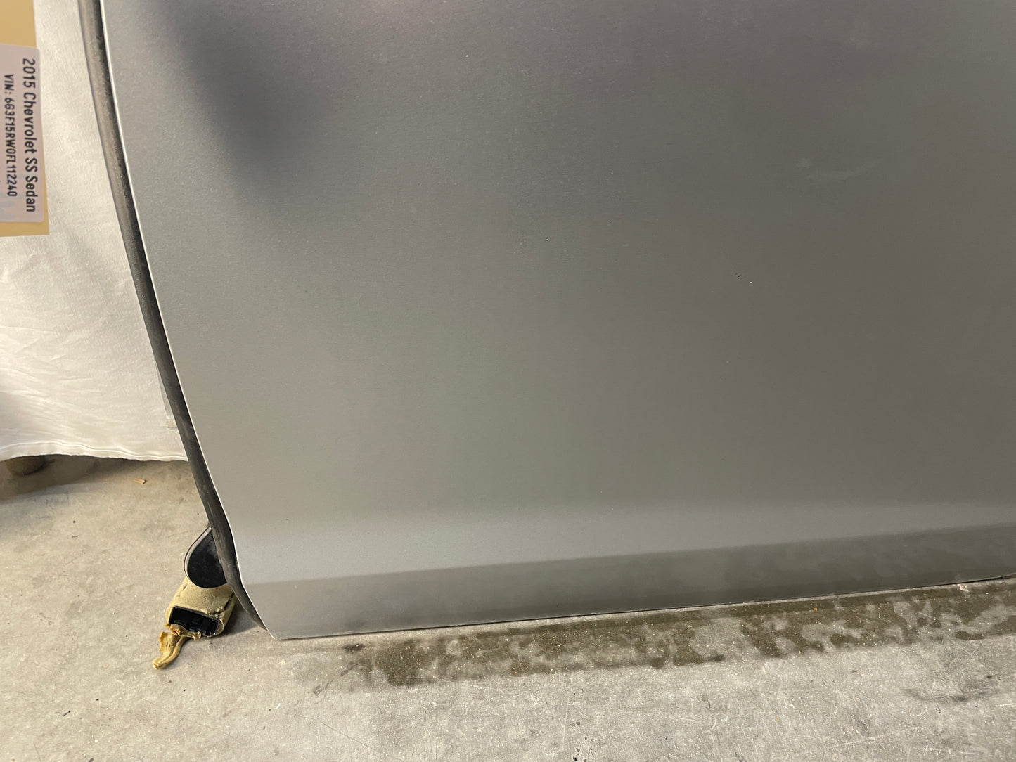 2015 Chevy SS Sedan LH Driver Exterior Rear Door Silver OEM