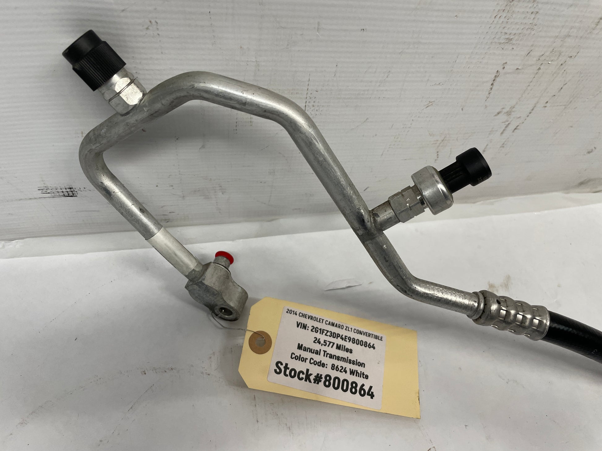 2014 Chevy Camaro ZL1 Air Conditioner AC Line Hose Manifold Tube Assembly OEM - Day's Parts Yard