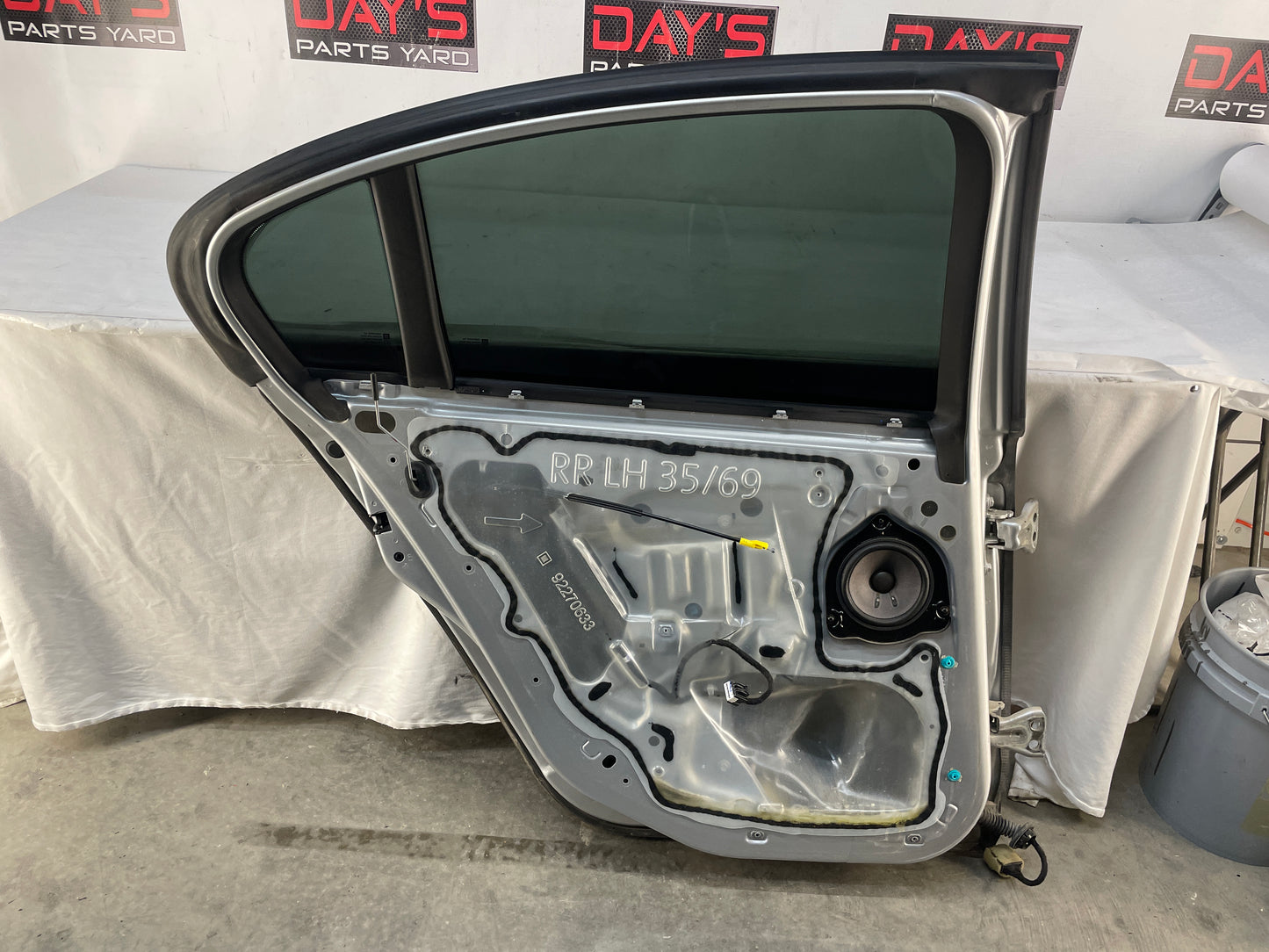 2015 Chevy SS Sedan LH Driver Exterior Rear Door Silver OEM