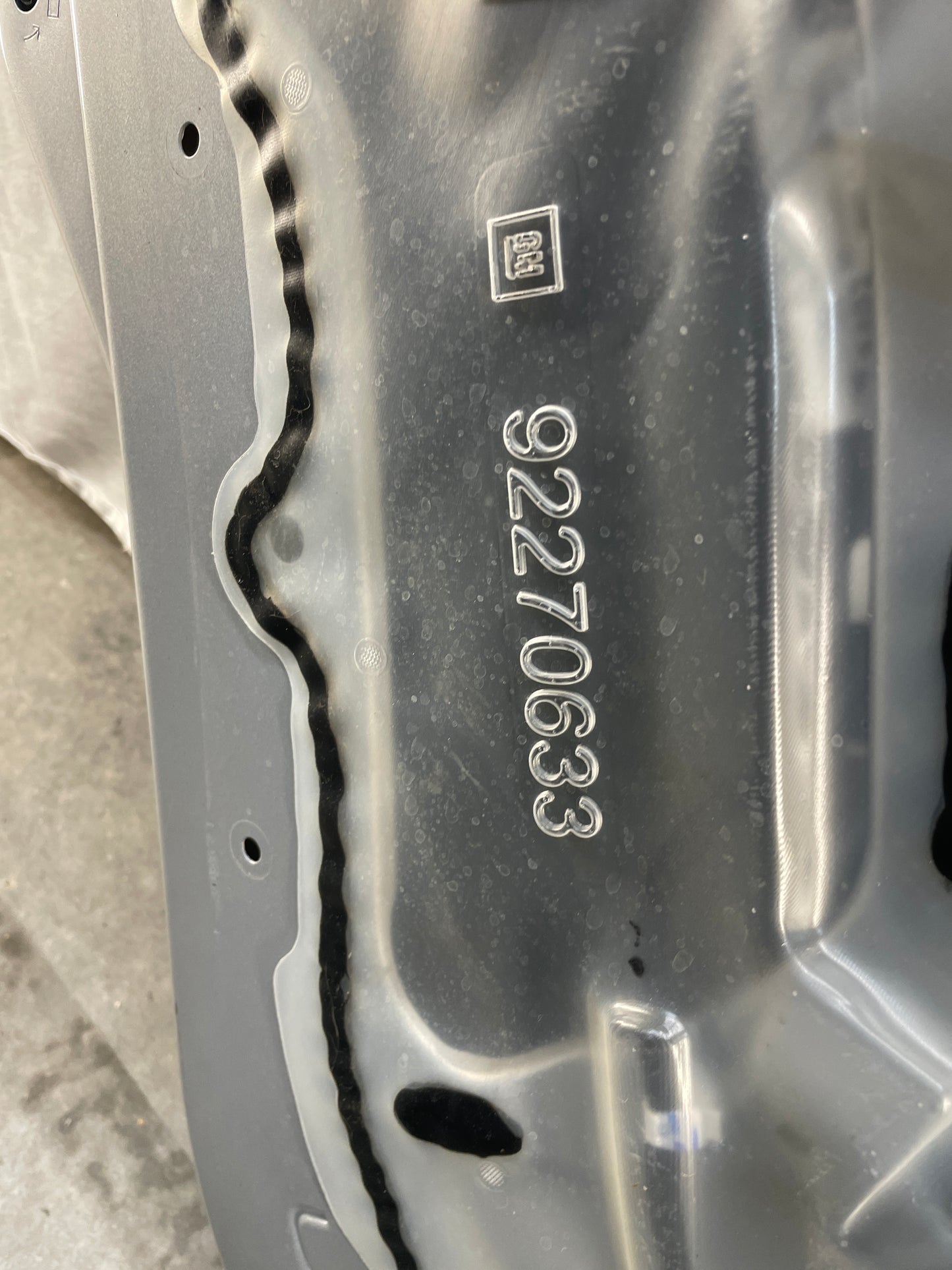 2015 Chevy SS Sedan LH Driver Exterior Rear Door Silver OEM