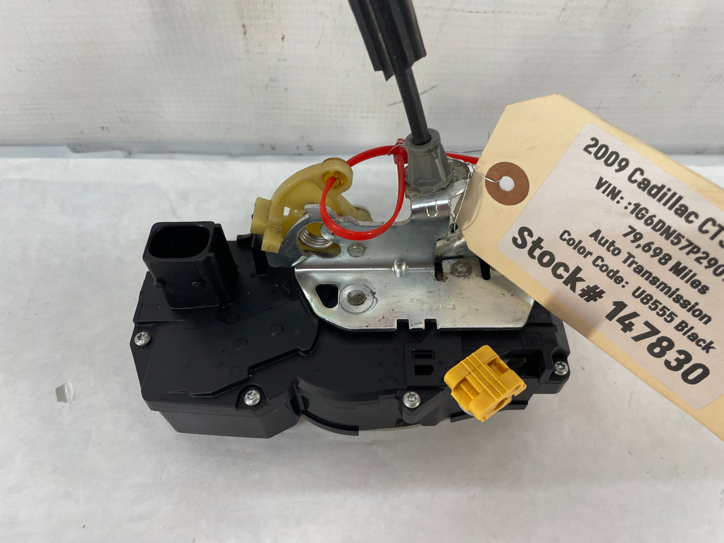 2009 Cadillac CTS-V Sedan RH Passenger Rear Door Lock Actuator OEM - Day's Parts Yard