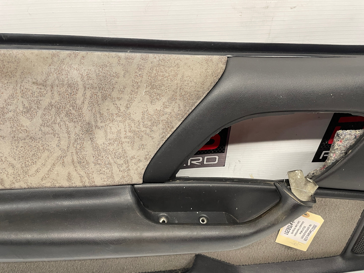 2002 Chevy Camaro Z28  LH Driver Interior Door Panel Trim Ebony Black OEM - Day's Parts Yard