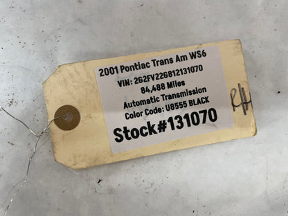2001 Pontiac Trans AM WS6 RH Passenger Fog Light Lamp w/ Mounting Bracket OEM - Day's Parts Yard
