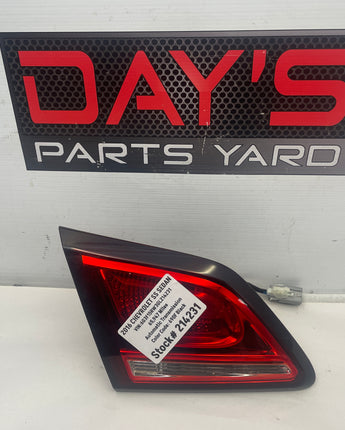 2016 Chevy SS Sedan LH Driver Inner Tail Light Taillight OEM