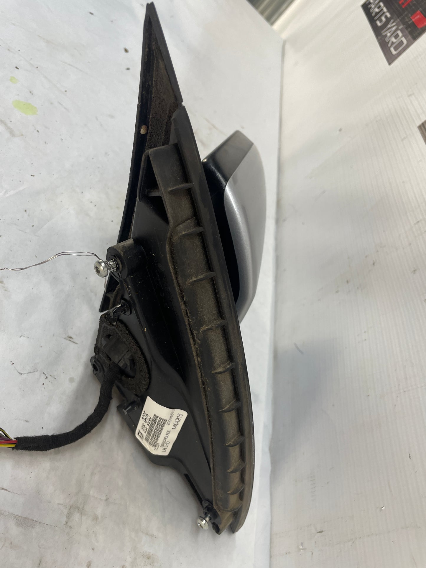 2015 Chevy SS Sedan LH Driver Exterior Out Side Mirror Silver OEM