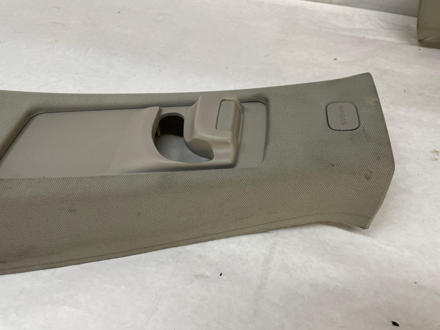 2009 Cadillac CTS-V Sedan RH & LH Upper B Pillar Seat Belt Trim OEM - Day's Parts Yard