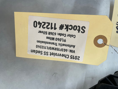 2015 Chevy SS Sedan LH Driver Exterior Out Side Mirror Silver OEM