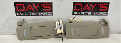 2009 GMC Sierra 2500HD SLT RH & LH Sunvisor Sun Visor w/ Clips OEM - Day's Parts Yard