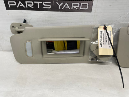 2009 GMC Sierra 2500HD SLT RH & LH Sunvisor Sun Visor w/ Clips OEM - Day's Parts Yard