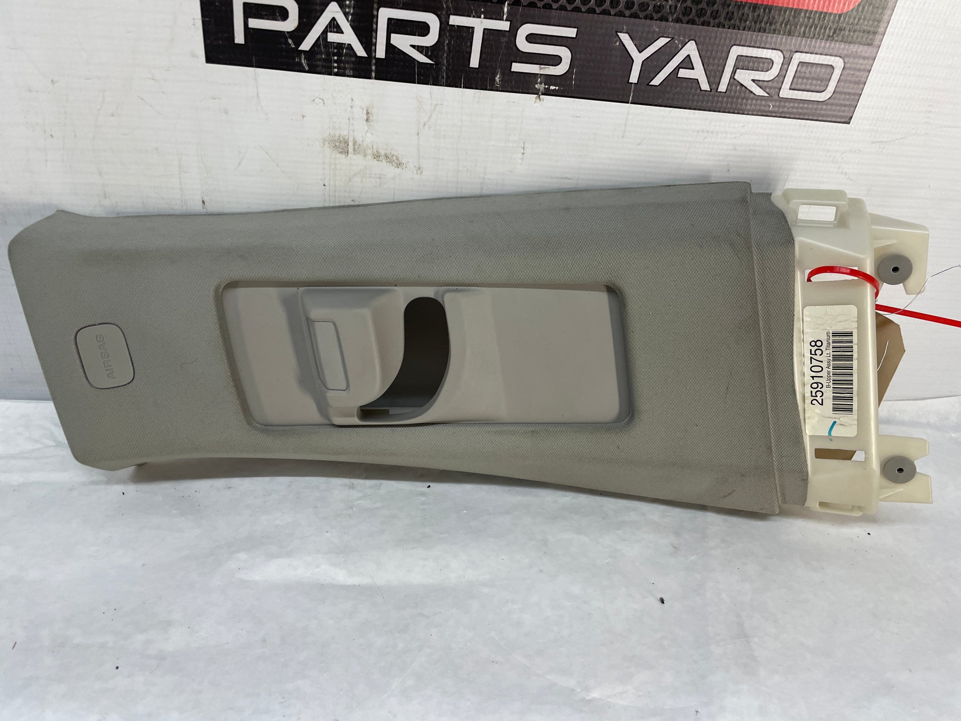 2009 Cadillac CTS-V Sedan RH & LH Upper B Pillar Seat Belt Trim OEM - Day's Parts Yard