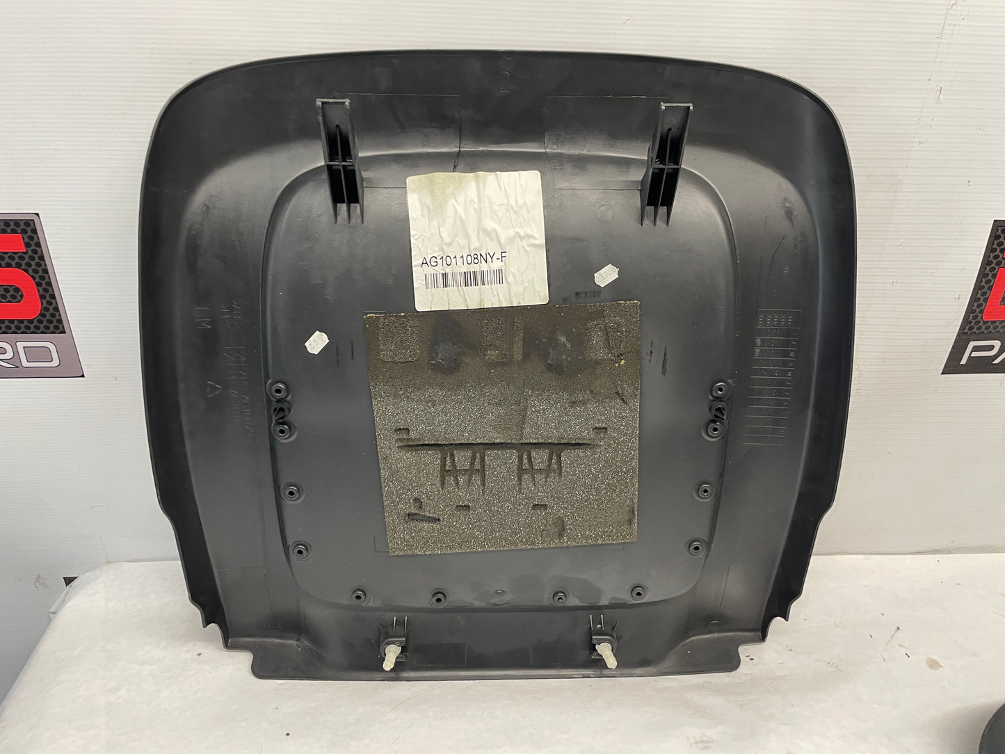 2009 Pontiac G8 GT RH Passenger Front Seat Rear Map Pocket Back Panel OEM
