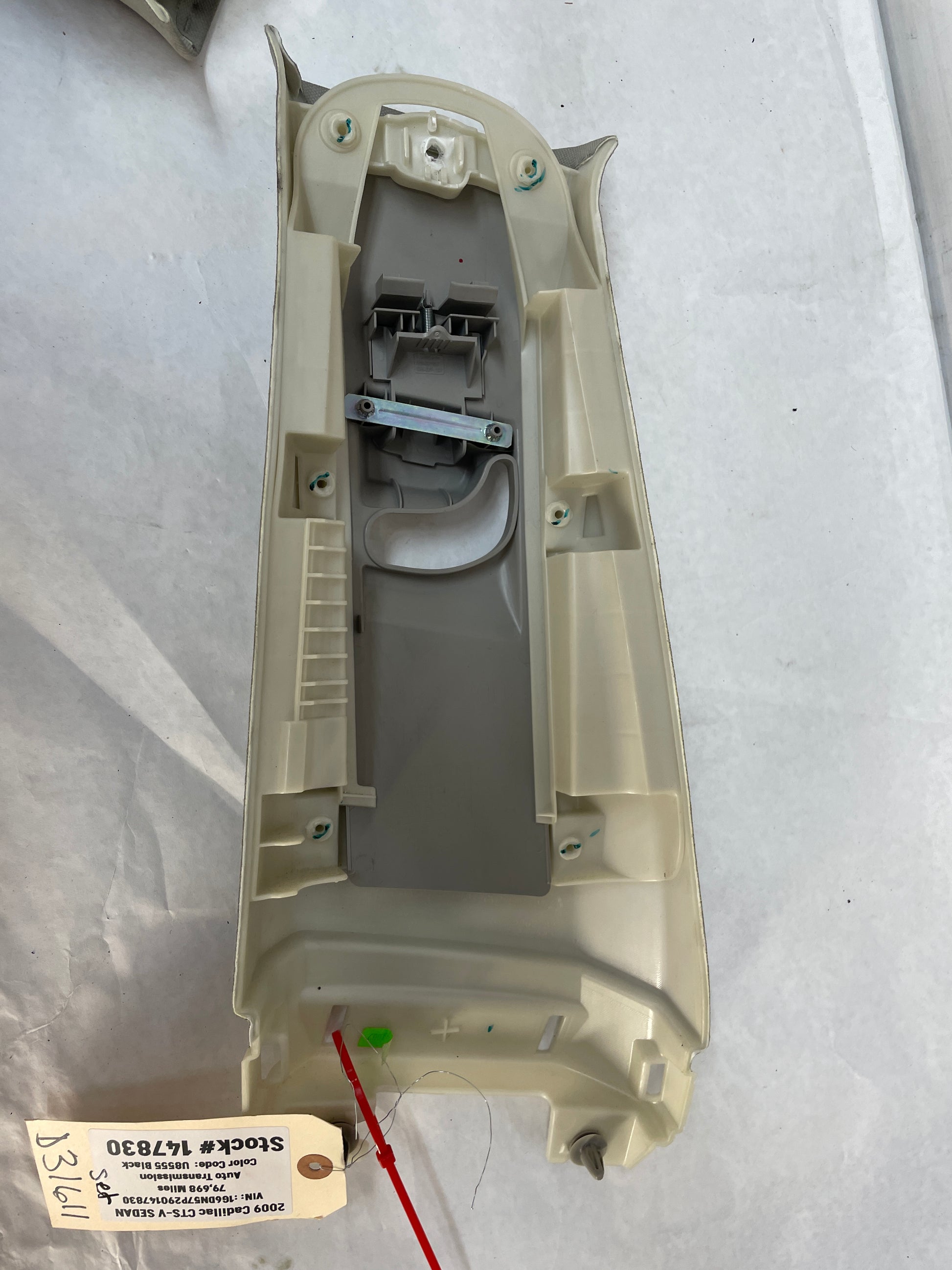 2009 Cadillac CTS-V Sedan RH & LH Upper B Pillar Seat Belt Trim OEM - Day's Parts Yard