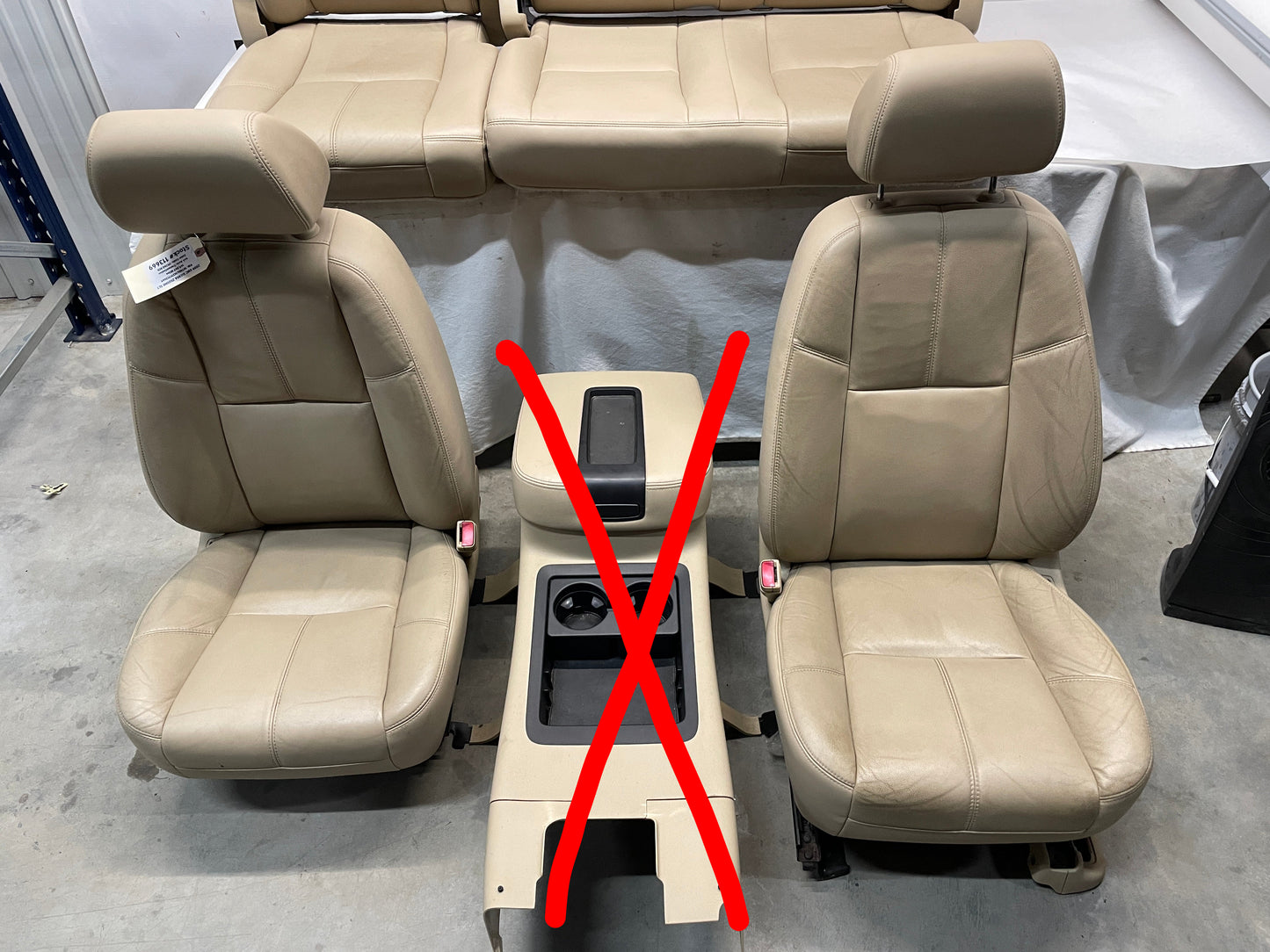 2009 GMC Sierra 2500HD SLT Seats Fronts and Rears Tan Cashmere OEM