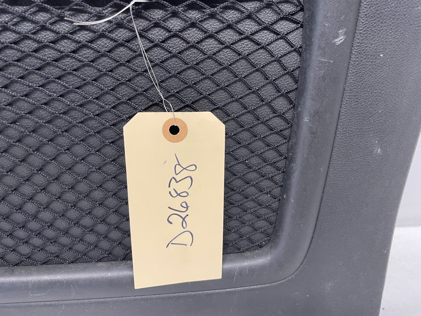 2009 Pontiac G8 GT LH Driver Front Seat Rear Map Pocket Back Panel OEM