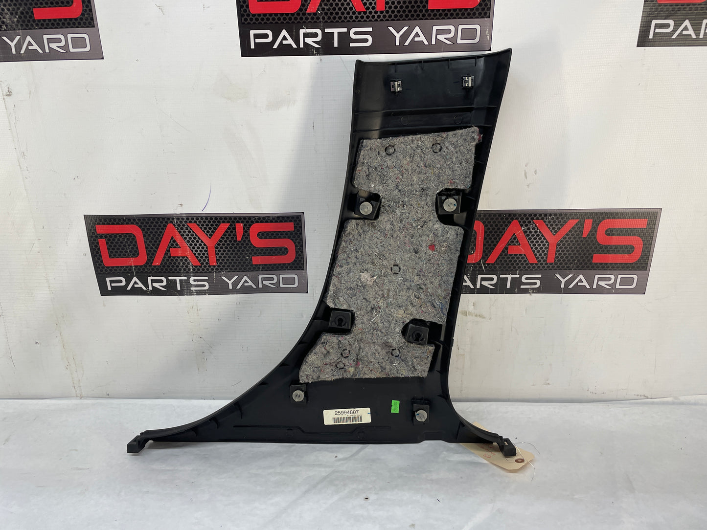 2009 Cadillac CTS-V Sedan LH Driver Interior Lower B Pillar Trim Cover Black OEM - Day's Parts Yard
