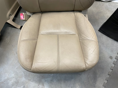 2009 GMC Sierra 2500HD SLT Seats Fronts and Rears Tan Cashmere OEM