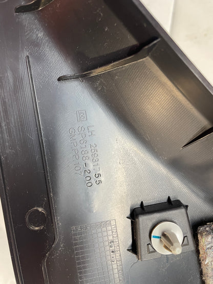 2009 Cadillac CTS-V Sedan LH Driver Interior Lower B Pillar Trim Cover Black OEM - Day's Parts Yard