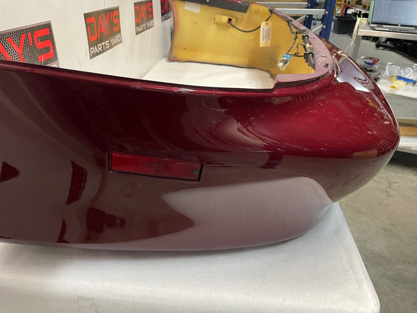 2002 Chevy Camaro Z28 Rear Bumper Cover Assembly Burgundy OEM - Day's Parts Yard