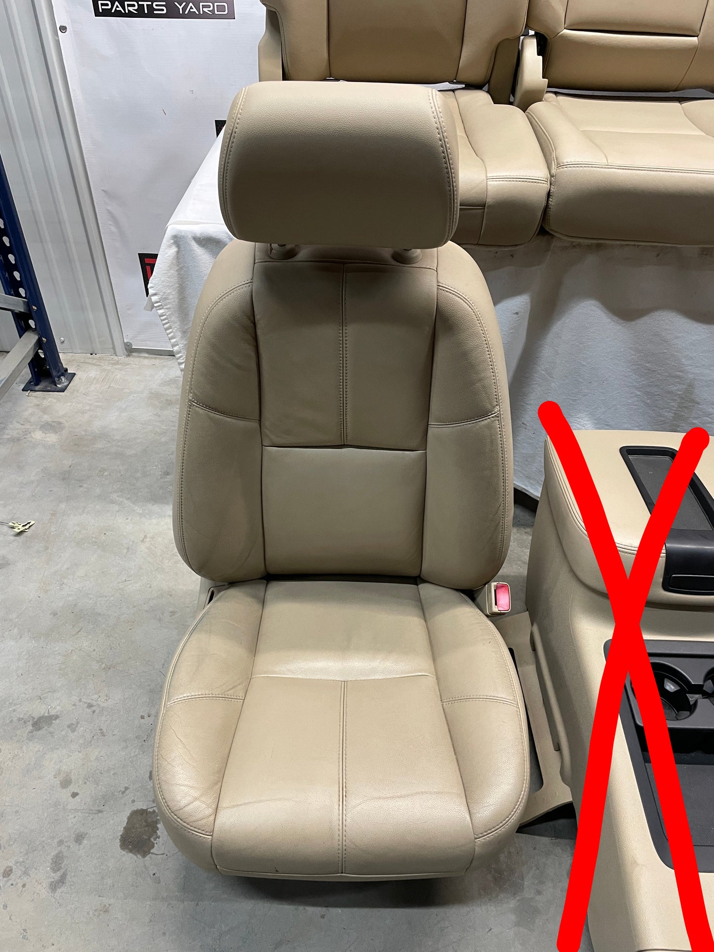 2009 GMC Sierra 2500HD SLT Seats Fronts and Rears Tan Cashmere OEM