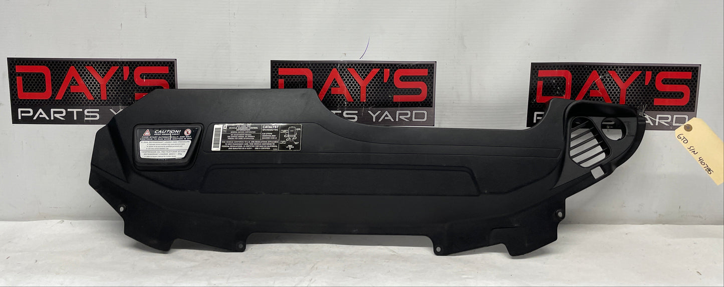 2006 Pontiac GTO Upper Radiator Core Support Air Baffle Cover Sight Shield OEM - Day's Parts Yard