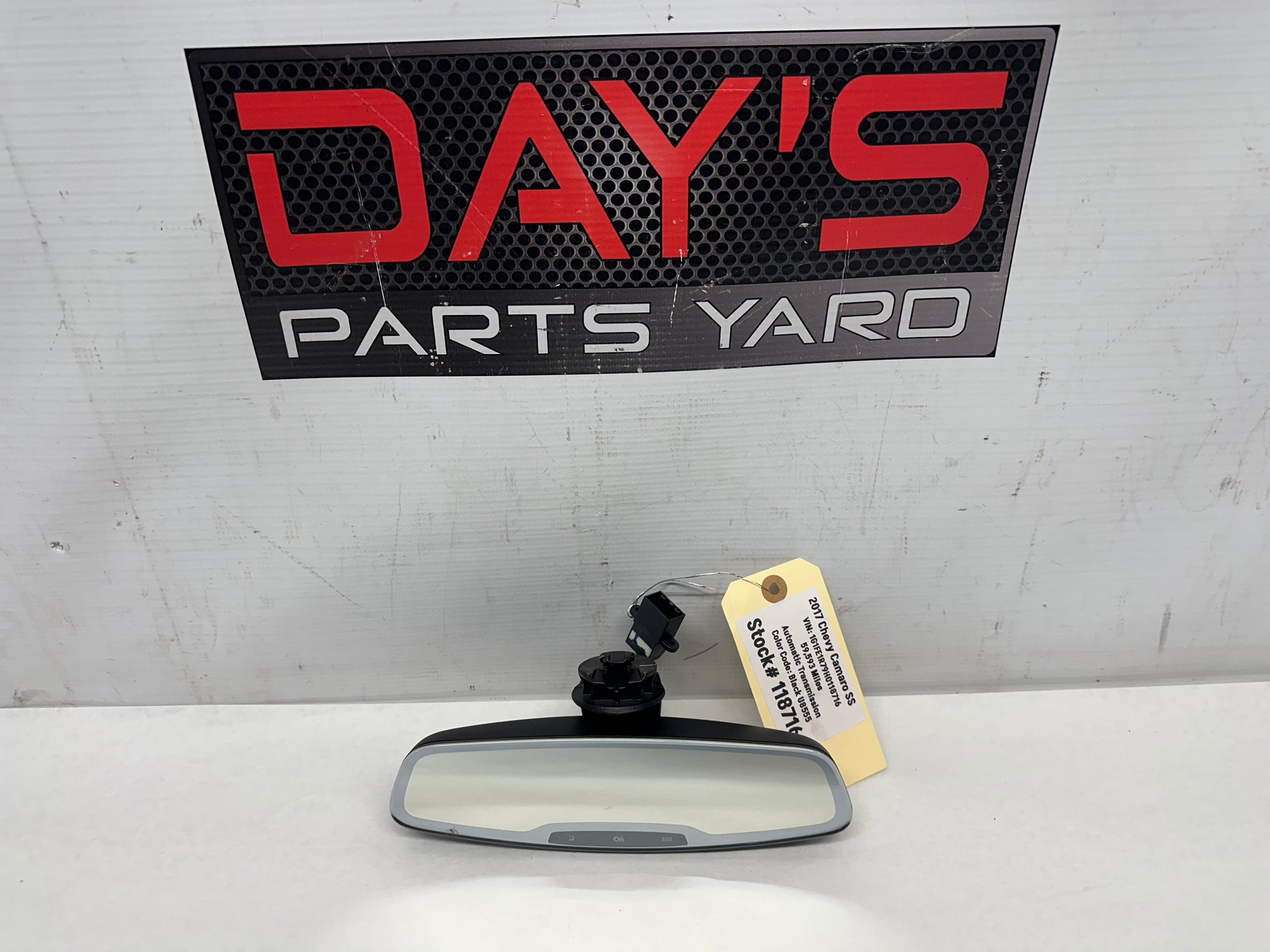 2017 Chevy Camaro SS Rearview Rear View Mirror Camera OEM - Day's Parts Yard