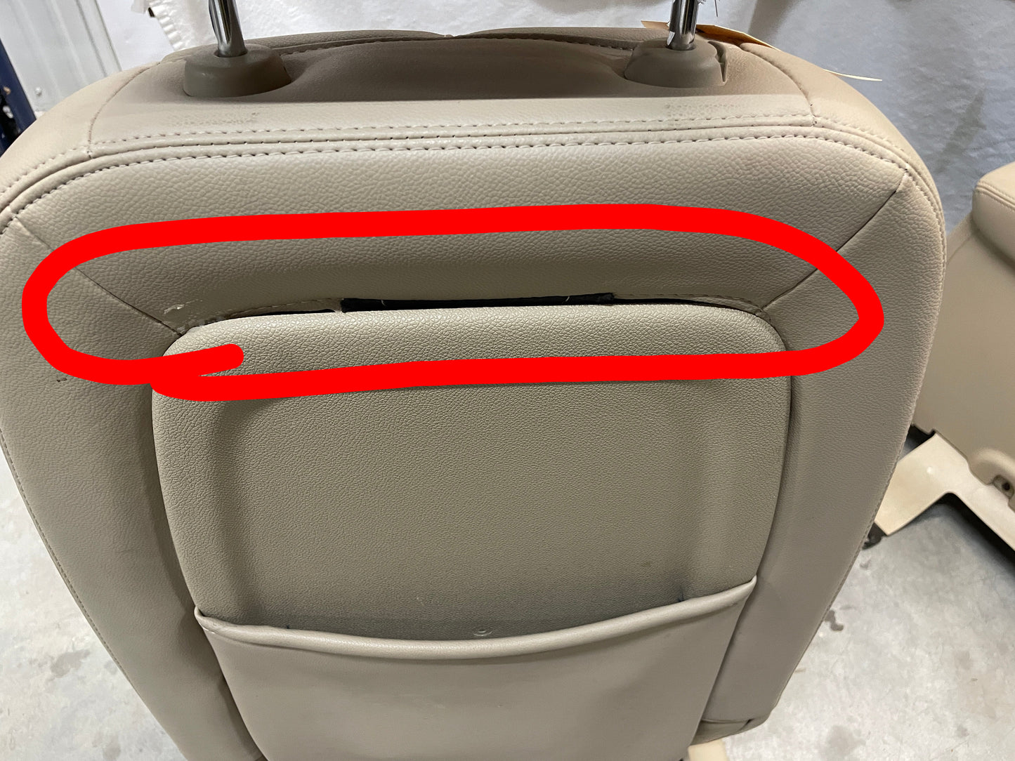 2009 GMC Sierra 2500HD SLT Seats Fronts and Rears Tan Cashmere OEM