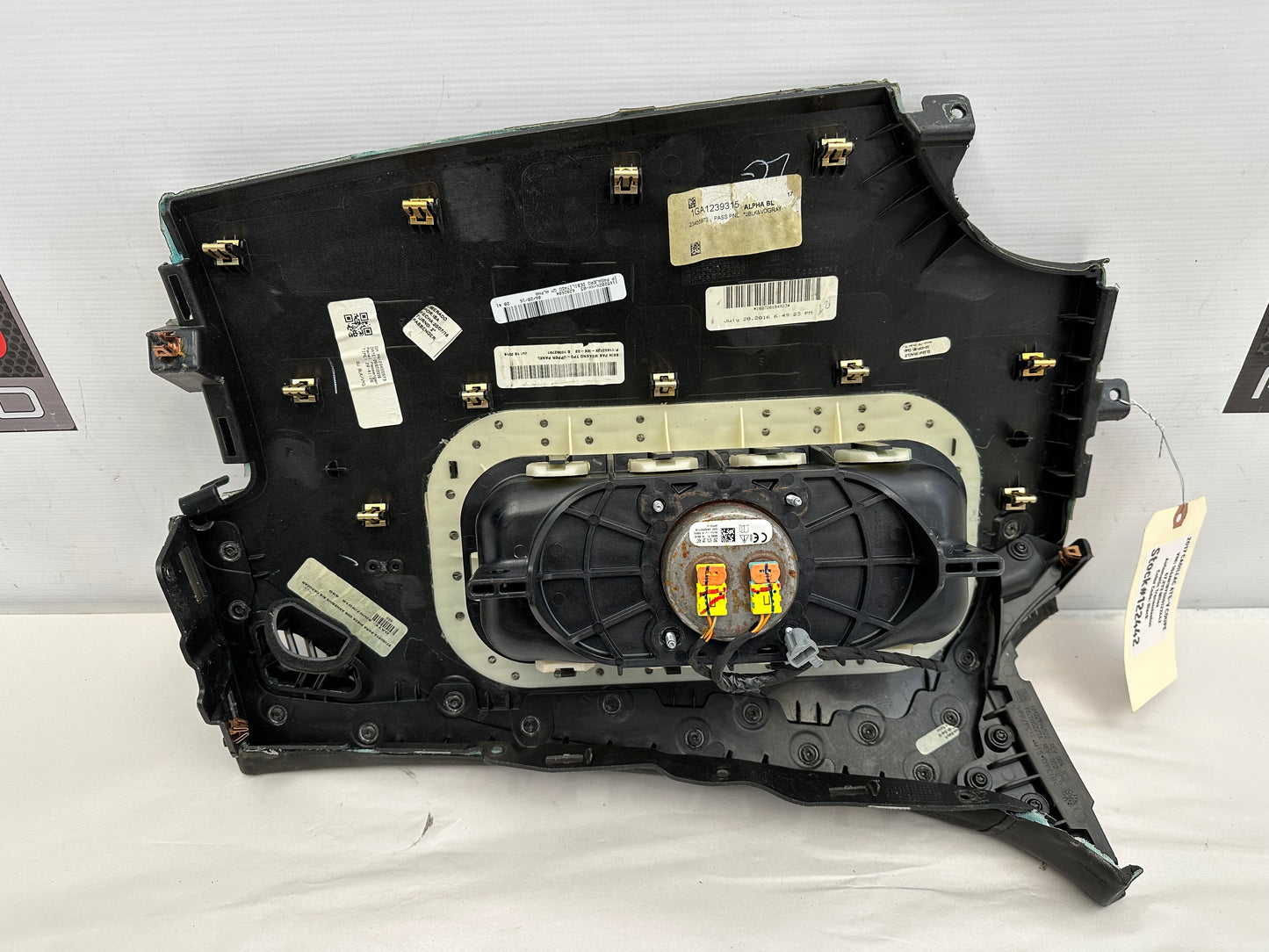 2017 Cadillac ATS-V Coupe RH Passenger Dash Pad Board Panel w/ Airbag Air Bag OEM - Day's Parts Yard