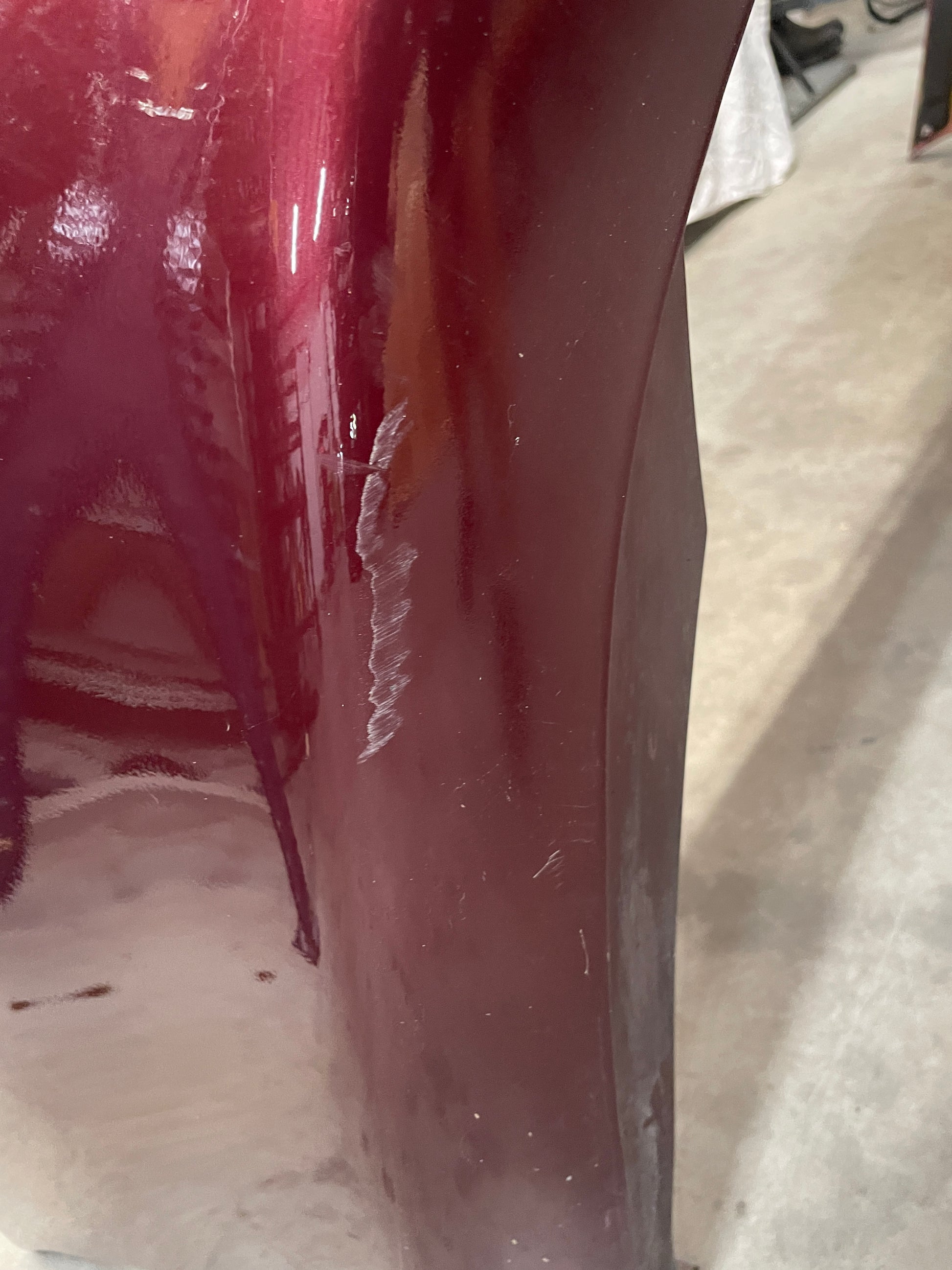 2002 Chevy Camaro Z28 Rear Bumper Cover Assembly Burgundy OEM - Day's Parts Yard