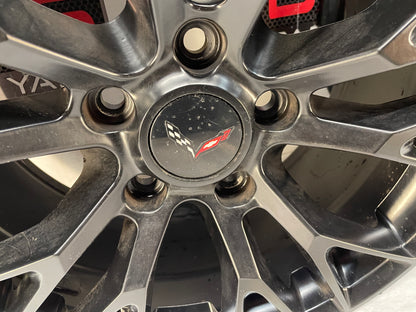 2008 Chevy C6 Corvette ZR1 ZR-1 Reproduction Wheels Fronts 18X8.5 Rears 19X10