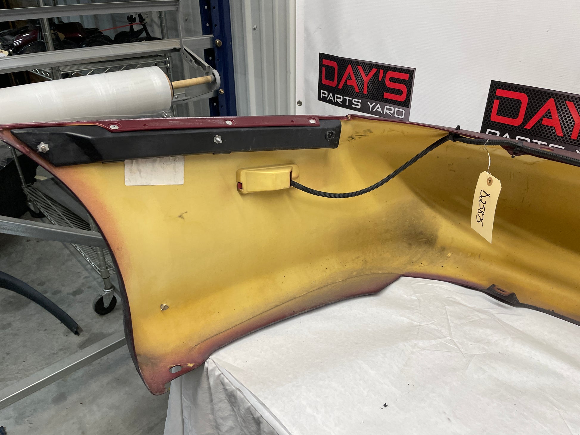 2002 Chevy Camaro Z28 Rear Bumper Cover Assembly Burgundy OEM - Day's Parts Yard